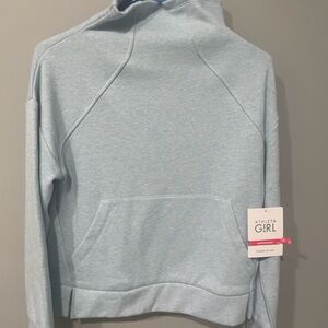 Athleta Girl Cozy Karma Sweatshirt sky blue